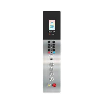 China 24V Elevator Accessories Cop Panel Lift Elevator Cop Lop With Square Button for sale