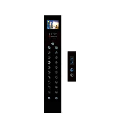 China Glass Elevator Lop And Cop Push Button Switch Panel Lift COP LOP LCD TFT Display for sale
