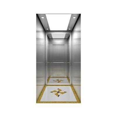 China Escalera recta de acero inoxidable del elevador del chalet de VVVF pequeña del elevador del secado casero del metal en venta