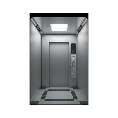 China 1.5m/S Luxury Passenger Elevator Ss Stainless Steel Lift Cabin 2100 X 1700mm for sale
