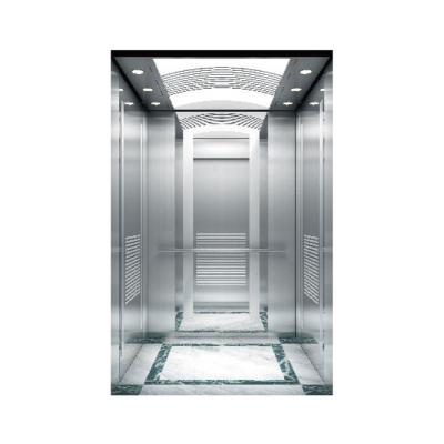 China 630kg 800mm Passenger Elevator Stainless Steel Lifts For Homes 1m To 1.75m/S for sale