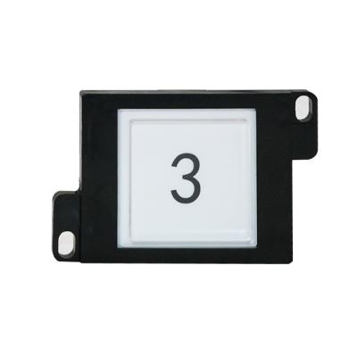 China Acrylic Push Button Touchless Red Blue White Light Elevator LOP Button Panel Outside for sale
