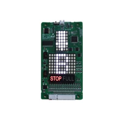 China 144 X 72mm White Segment LCD Display For Elevator Monarch 7 Segment Display for sale