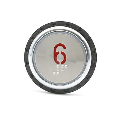 China Helle Noten-Knopf OTIS Stainless Steel Elevator Floor-Warnungs-Knopf-roter Digital zu verkaufen