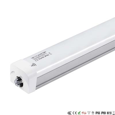 China IP66 IK10 4ft LED Tri Proof Light With Motion Dection Function for sale