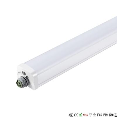 China O anti tubo impermeável UV do diodo emissor de luz IK10 ilumina a luz do tubo do diodo emissor de luz 40W branca à venda