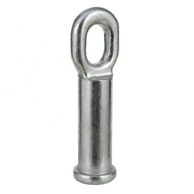 China Customized High Voltage Hot Dip Galvanized Eye Metal End Fitting for sale