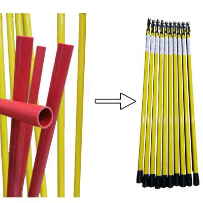 China Smooth Epoxy Fiberglass Tube Knitting And Pultruded / Hollow Fiberglass Tube for sale