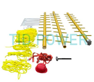 China High Voltage Insulated Centipede Type Ladder For Field Area en venta