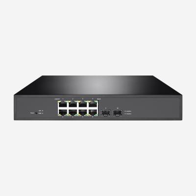 China 20G 8 Port Gigabit Smart PoE Switch With 2 SFP Ports Layer 2 Managed QoS for sale