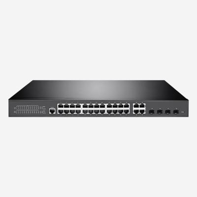 China 32G Fanless Gigabit Manageable PoE Switch With RSTP MSTP Spanning Tree for sale