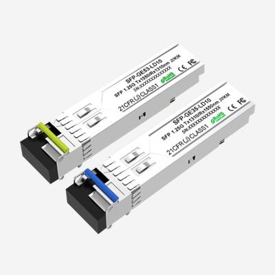 China LC 20km SFP Transceiver Module 1550nm Plug And Play for sale