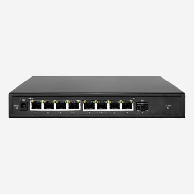 China Unmanaged 2.5 Gigabit PoE Switch With 8 2.5G Auto Sensing RJ45 And 1 10G SFP for sale