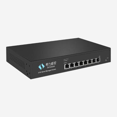 China Layer 2 Managed 8 Port 2.5G POE Switch Rack Mounting With 4K MAC Address Table for sale