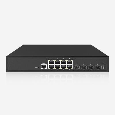 China 4 SFP+ 10GB Network Switch Layer 3 Management  PoE Support With 8 Poe RJ45 Ports en venta