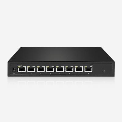 China Auto Sensing 10Gbps 8 RJ45 Unmanaged Ethernet Switch 225.2mm X 124.5mm X 35mm Te koop