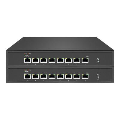 China Rack Mount 8 10G RJ45 Unmanaged Ethernet Switch With 1 Fans And 1 Year Warranty for sale