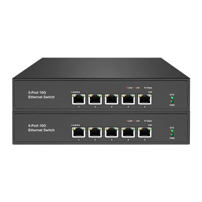 Chine 10G Auto-Sensing RJ45 5 Port Dumb Switch With 100Gbps Switching Capacity For Networking à vendre