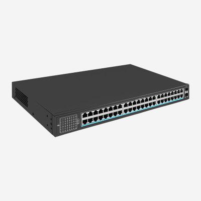 China Budget-Friendly Networking With Unmanaged Switch 48 RJ45 And 2 SFP Ports for sale