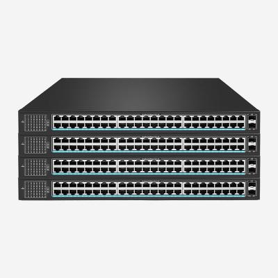 China Rack Mount Unmanaged Ethernet Switch With 360W PoE Power And 100Gbps Switching Capacity for sale