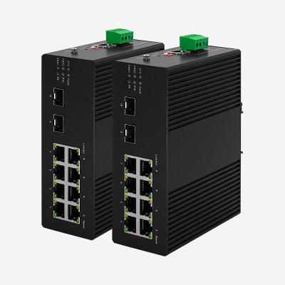 Cina 8 10/100/1000Mbps RJ45 And 2 SFP Gigabit Enabled Fully Managed Switch For Networking in vendita