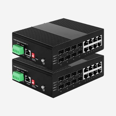 China Secure Your Network With 16 Port Industrial Layer 2 Managed Gigabit Switch And Advanced Security Features for sale