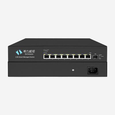 China Fast Network Speed Smart Switch With 8 10/100/1000/2500 Mbps RJ45 And 1 10Gbps SFP+ Ports for sale