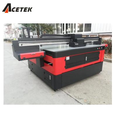 China 1*1.6m UV Flatbed Printer , Flatbed Digital Printing Machine Epson I3200 Print Head for sale