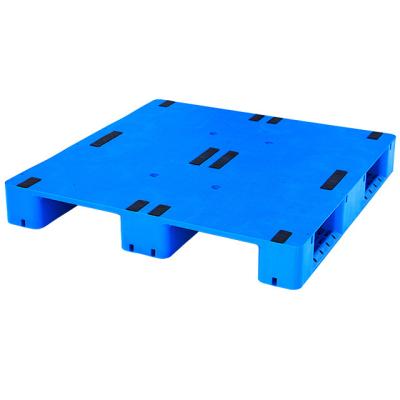 China 1000*1000*140mm Solid Flat Closed Deck Food Grade Virgin Hdpe Pallet Plastic Hygenic Pallet For Beverage And Food Industries for sale