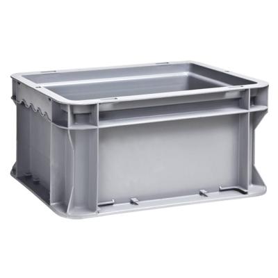 China High Quality Injection Cheap Hdpe Recycle Moving Industrial Tool Storage Stackable Eu Plastic Logistics Boxes For Sale for sale