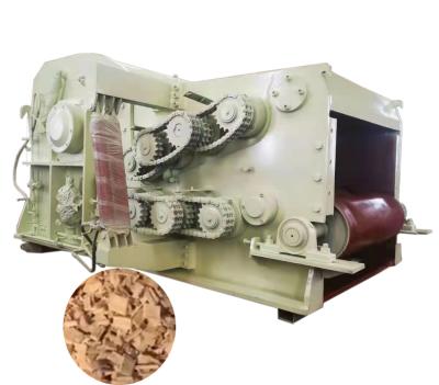China 350*700mm Feed Commercial Tree Shredder 110kw Wood Shredder Machine 1 Fixed Knife for sale