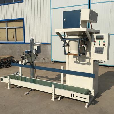 China Gravity Feed Pellet Packing Machine Paper Woven Automatic Weighing And Filling Machine for sale