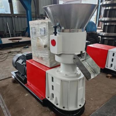 China 300-500kg/H Poultry Feed Manufacturing Machine Flat Die Roller Chicken Feed Machine for sale