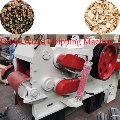 China 8-15TPH Heavy Duty Electric Chipper Shredder Wooden Crusher Machine 7000kg Weight for sale