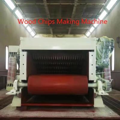 China Holzspaltmaschine mit Trommeln Holzspaltmaschine zum Zerkleinern von Baumstücken in Splitter zu verkaufen