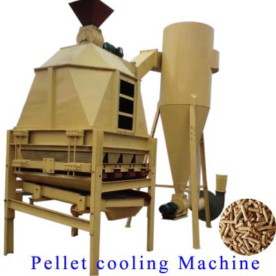China Máquina de resfriamento de pellets de madeira resfriador industrial de pellets de madeira de alta eficiência à venda