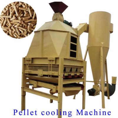 China Máquina de enfriamiento de pellets de combustible de madera Máquina de enfriamiento de pellets con equipo de enfriamiento de 20-25C en venta