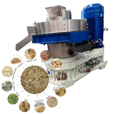 China Máquina de fabricação de pellets de arroz de 132kw Máquina de fabricação de pellets multiuso para fogão de pellets à venda