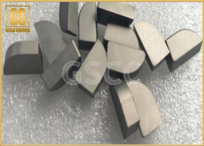 China Cusotmized Tungsten Carbide Brazed Tips , Tungsten Carbide Cutting Tips for sale