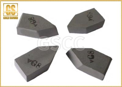 China Cutting Tool Tungsten Carbide Brazed Tips P10 / P20 / P30 ISO Grade for sale