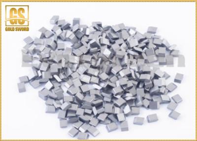 China Fine Grain Size Tungsten Carbide Saw Tips Fit Slitting Saw Cutters Long Life Span for sale