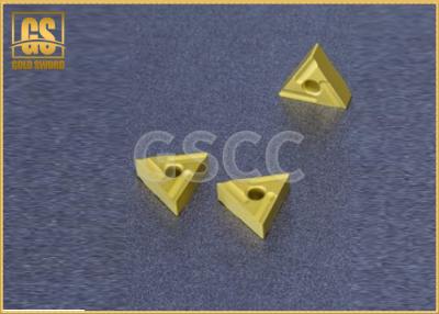 中国 三角形の注文の炭化物の挿入物、CNCの炭化物用具はYG6/YG8/等級を挿入します 販売のため