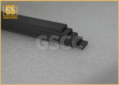 China Tiras de desgaste del carburo/barra cuadrada superficiales pulidas del tungsteno para corte de metales en venta