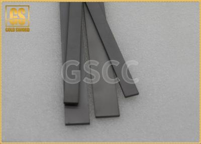 China Espacios en blanco cuadrados duros estupendos del carburo, tiras de desgaste planas del Teflon del color gris en venta