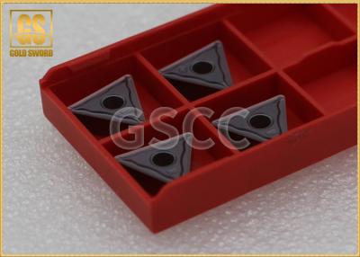 China Hardness Carbide Lathe Inserts , Triangle Carbide Inserts For Aluminum for sale
