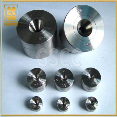 China Tungsten Carbide Drawing Dies，W-type wire drawing die, straight hole die from large to small。 for sale