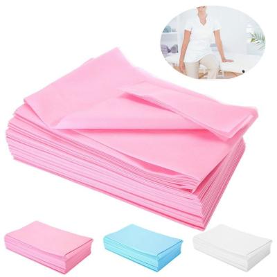China Pedazos no tejidos del salón del masaje 100 por el rollo disponible de la cubierta de cama del rollo en venta