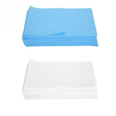 China Rollo disponible no tejido azul blanco de la cubierta de cama 5gsm de los PP en venta