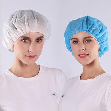China Waterproof Anti Dust 5gsm 19 Inches Disposable Bouffant Cap for sale
