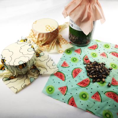 China 100% Cotton Eco Beeswax Food Wrap Beeswax Cling Film for sale